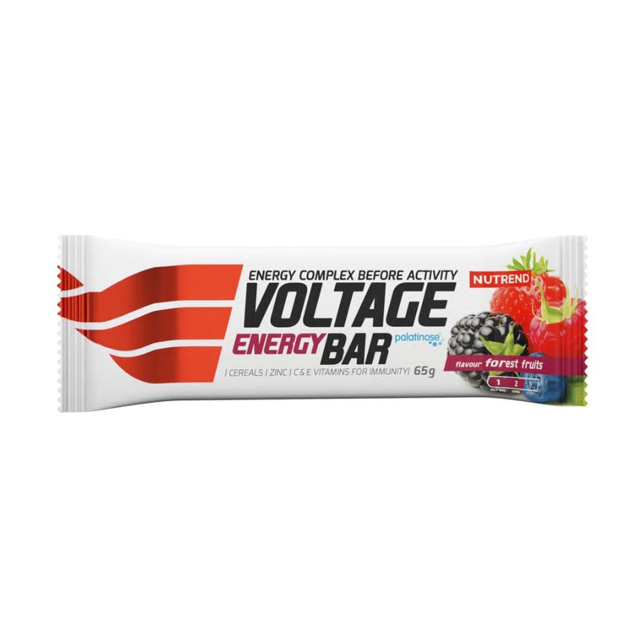 Протеїновий батончик Nutrend Voltage Energy Bar зі смаком лісових ягід, 65 г